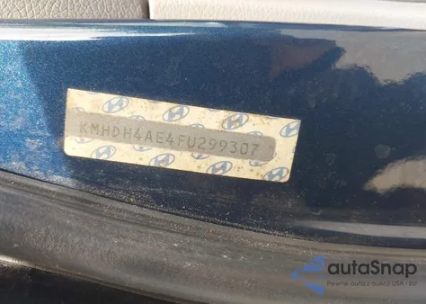 2015 Hyundai Elantra Se from USA, damaged, VIN KMHDH4AE9FU251124